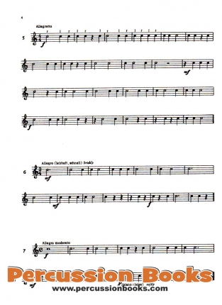Studies for Snare Drum 1 Sample 1
